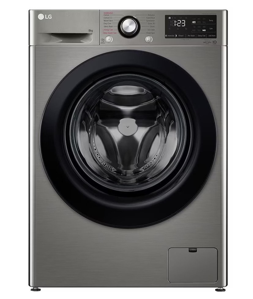 LG F4R3TYG6P Front Load Washing Machine - 8KG