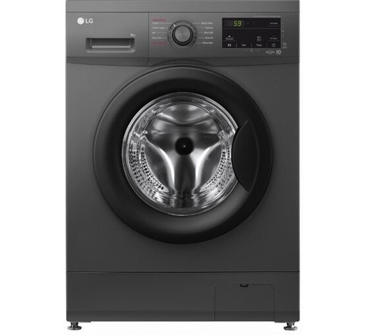 LG F4J3TYG6J Front Load Washing Machine 8KG – Black