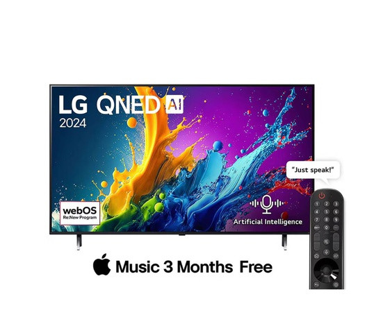 LG 65 QNED TV 4K Magic Remote 65QNED80T6B