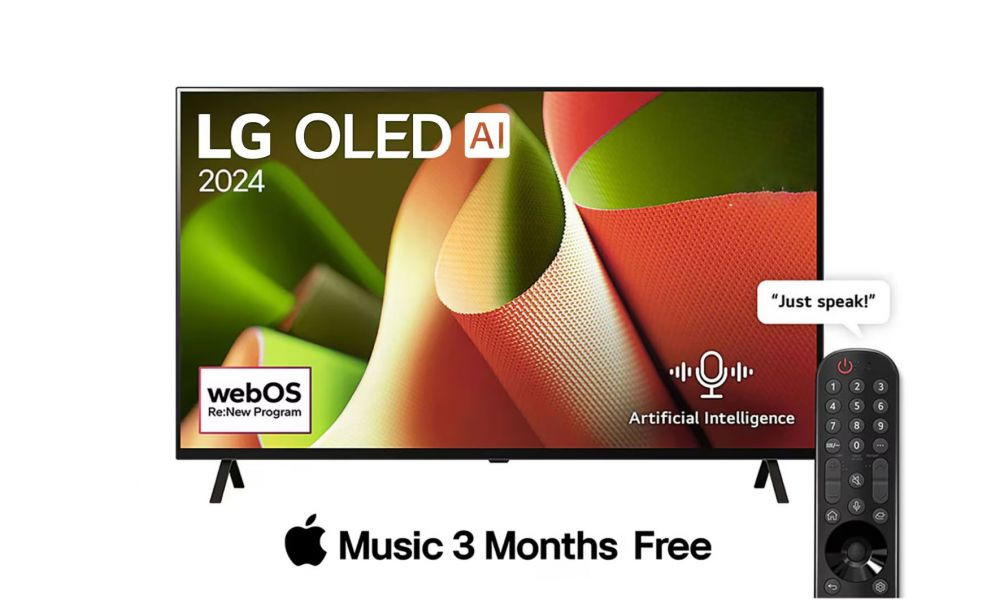 LG 77 OLED TV 4K – WebOS24 Magic Remote OLED77B46LA