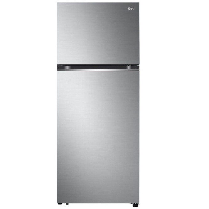 LG GN-B472PLMB Top Mount Freezer Fridge, 375L - Smart Inverter Compressor