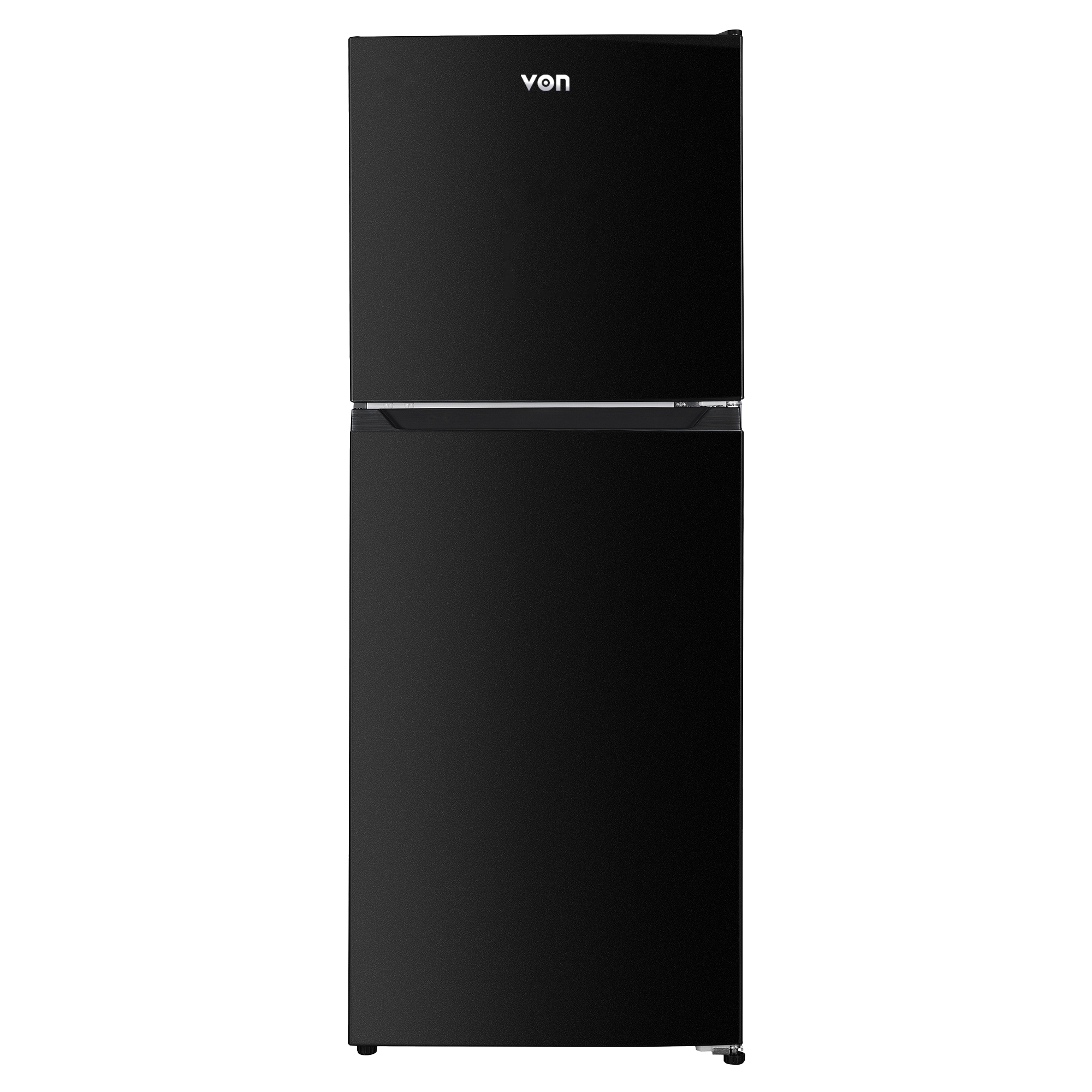 Von VRT-197NRAK Double Door Fridge 197L - Dark Inox