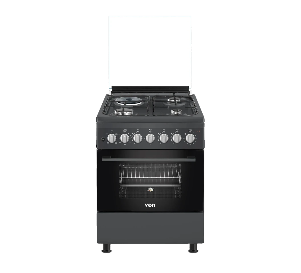 Von Cooker 3 Gas + 1 Electric - VCF553141FFG, Graphite Grey