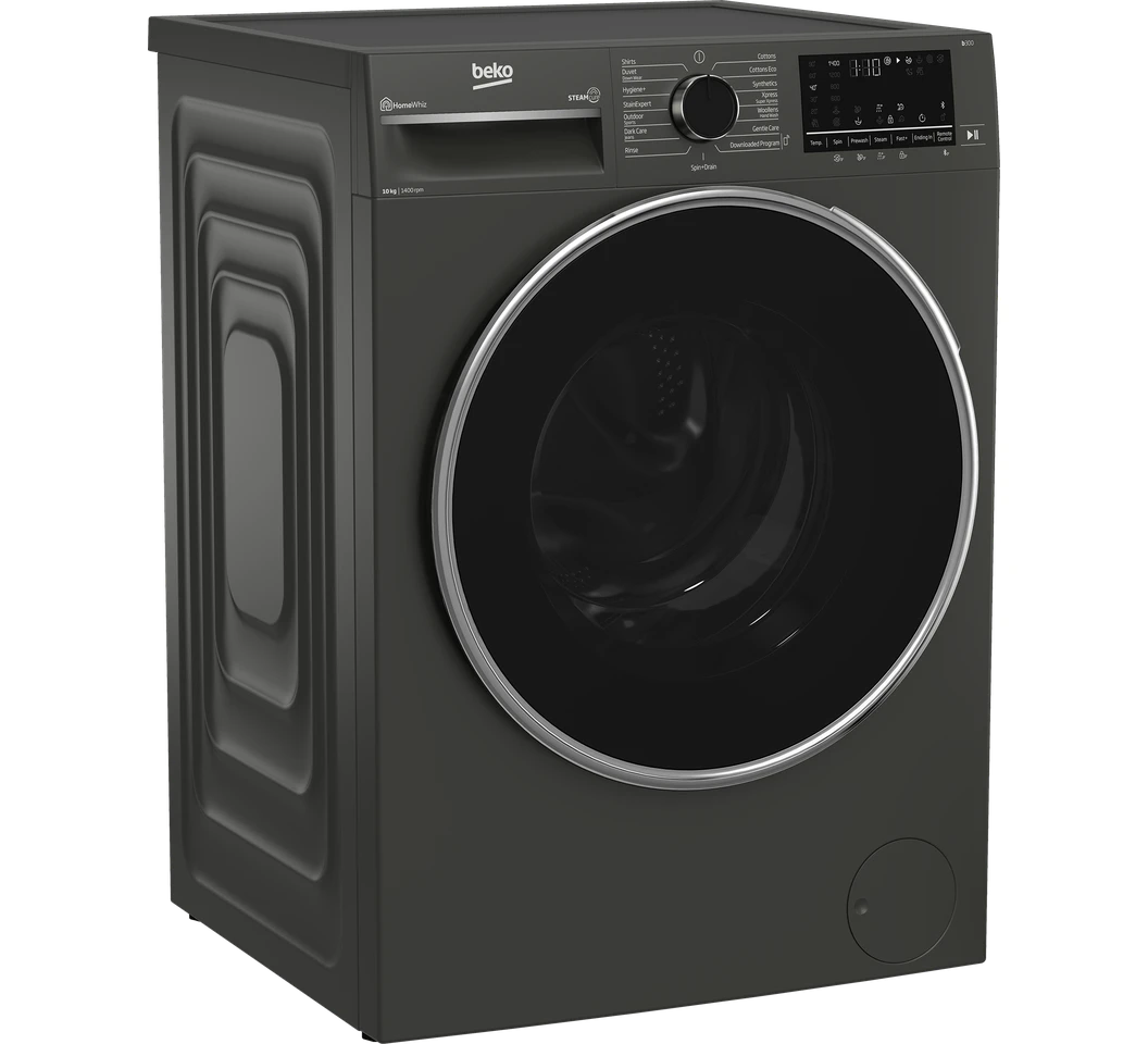 Beko BAW100 UK Front Load Washing Machine, Grey - 10KG