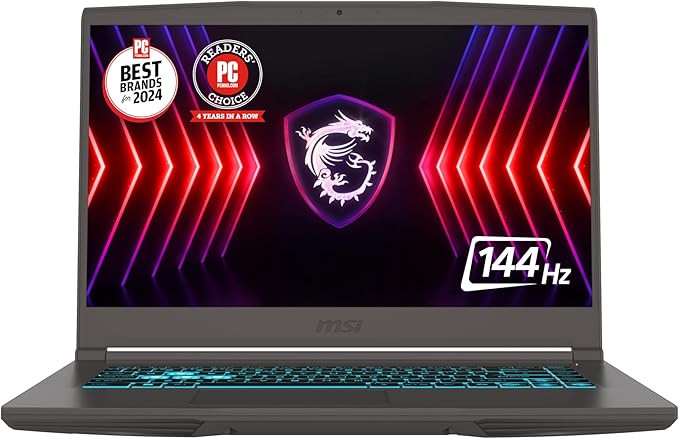 MSI Thin 15 15.6” 144Hz FHD Gaming Laptop