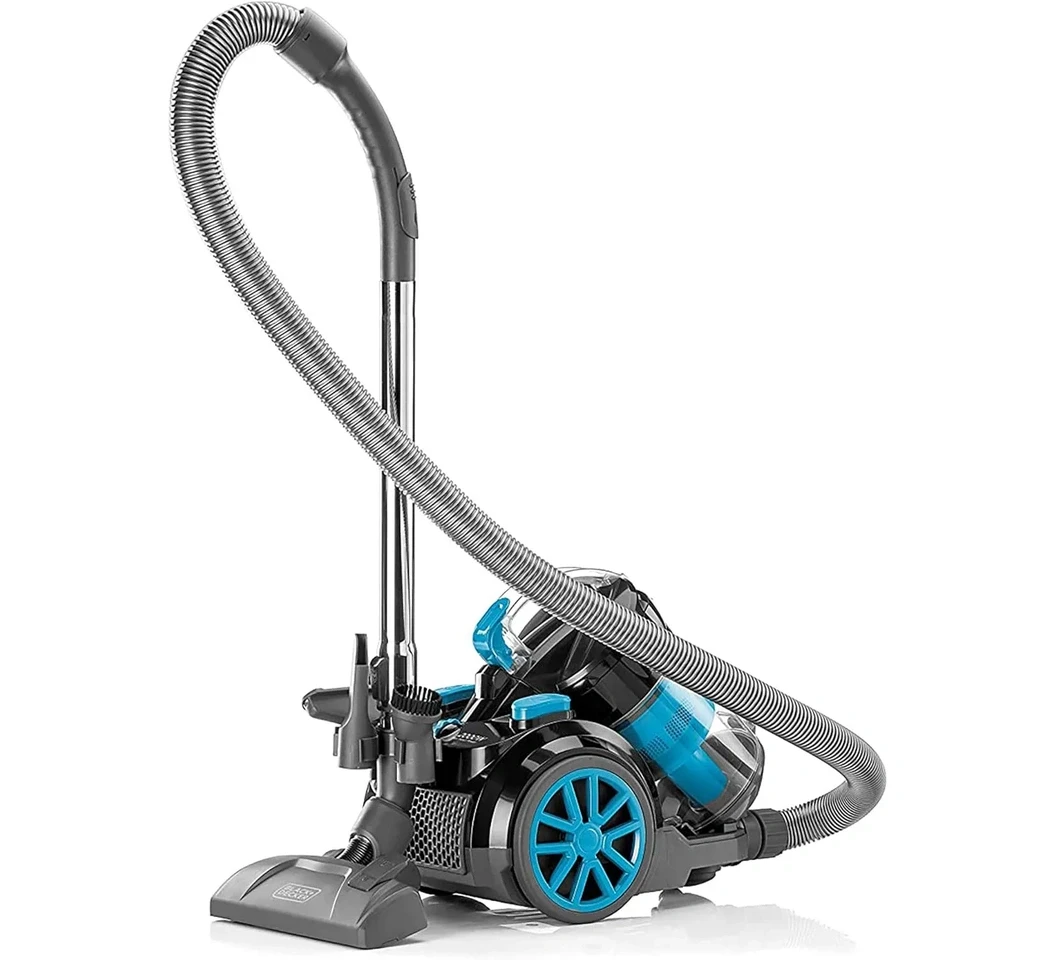 BLACK+DECKER VM2080-B5 Dry Bagless Vacuum Cleaner - Blue, 2000W