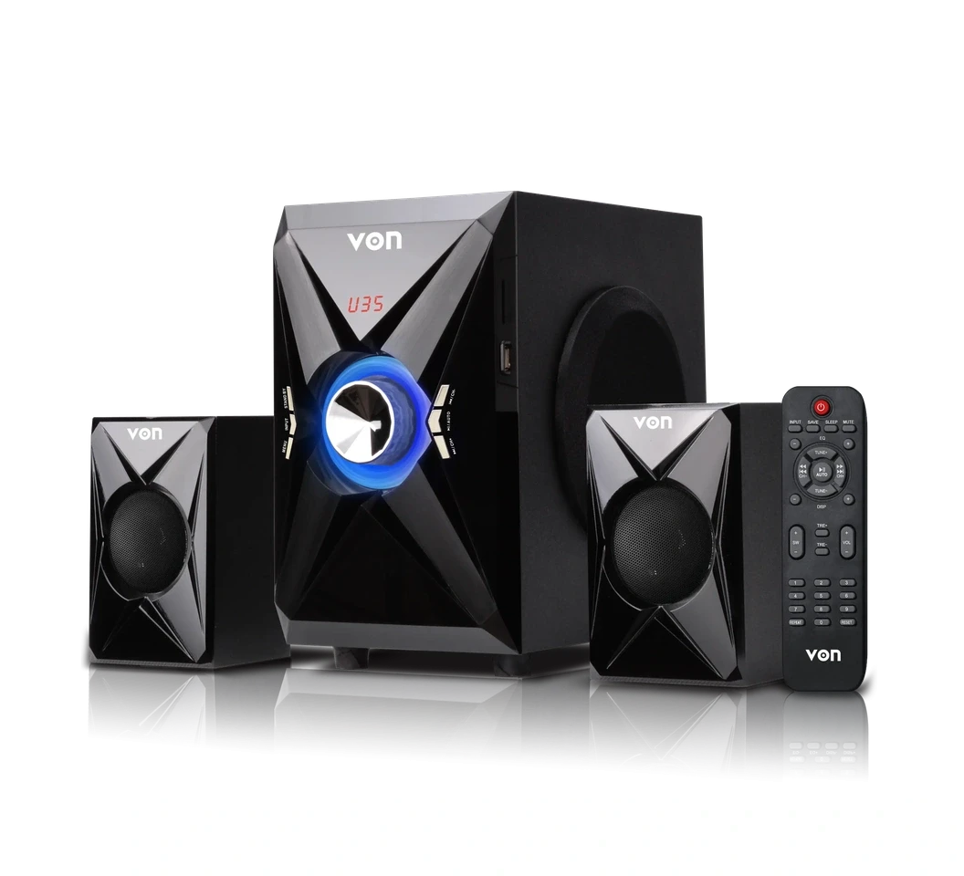 VON 2.1CH VSW0502BEK Subwoofer 50W RMS, Bluetooth