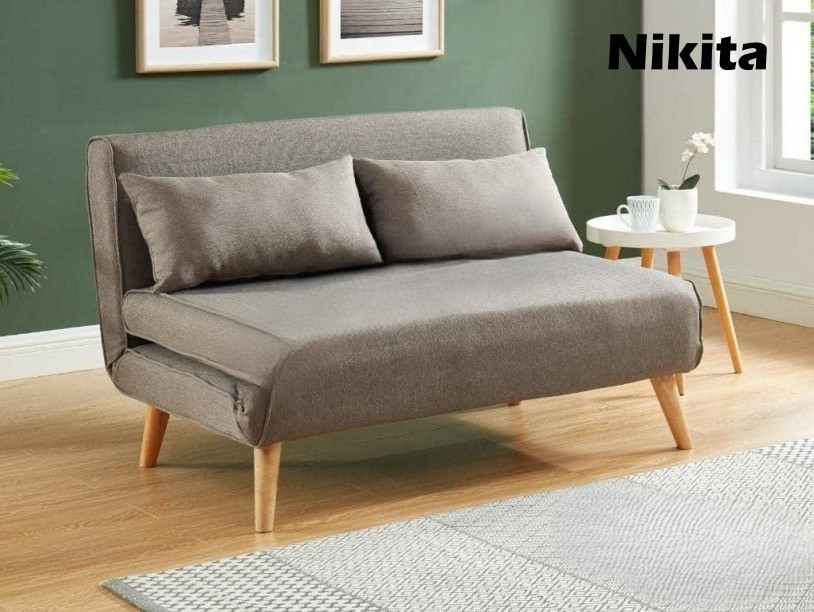 Nikita Twin Sofa Bed Grey