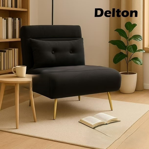 Delton Single Sofa Bed Black