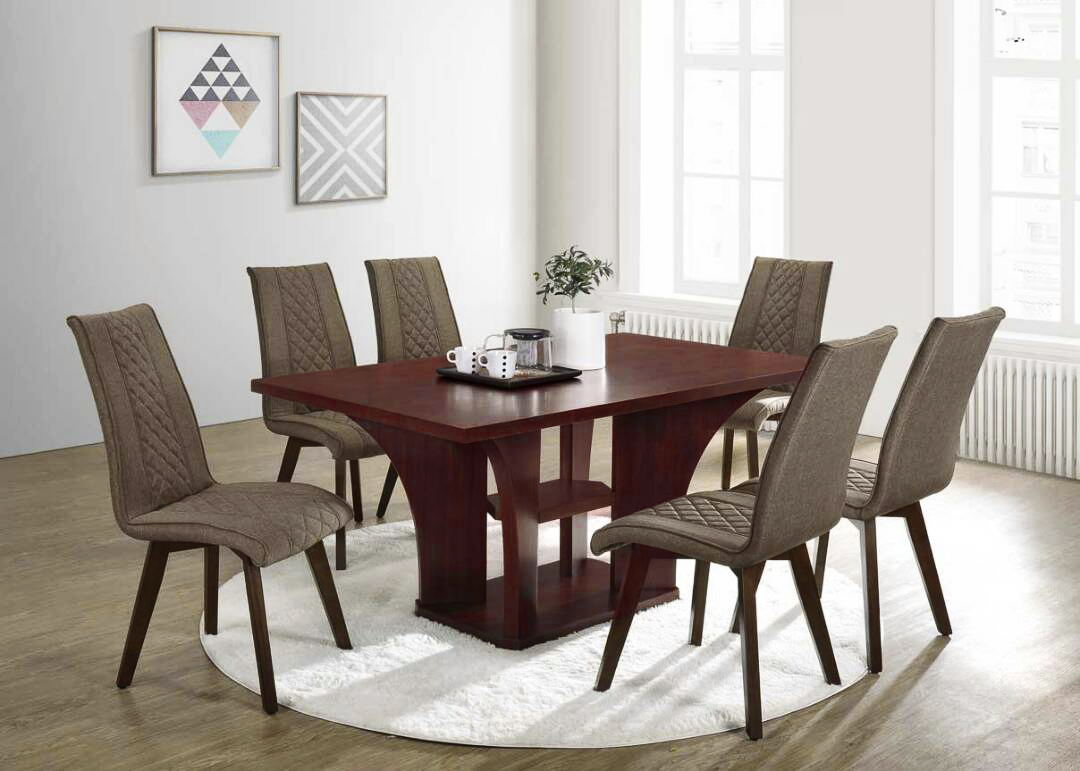 Dining Table IT017T + 6 Chairs