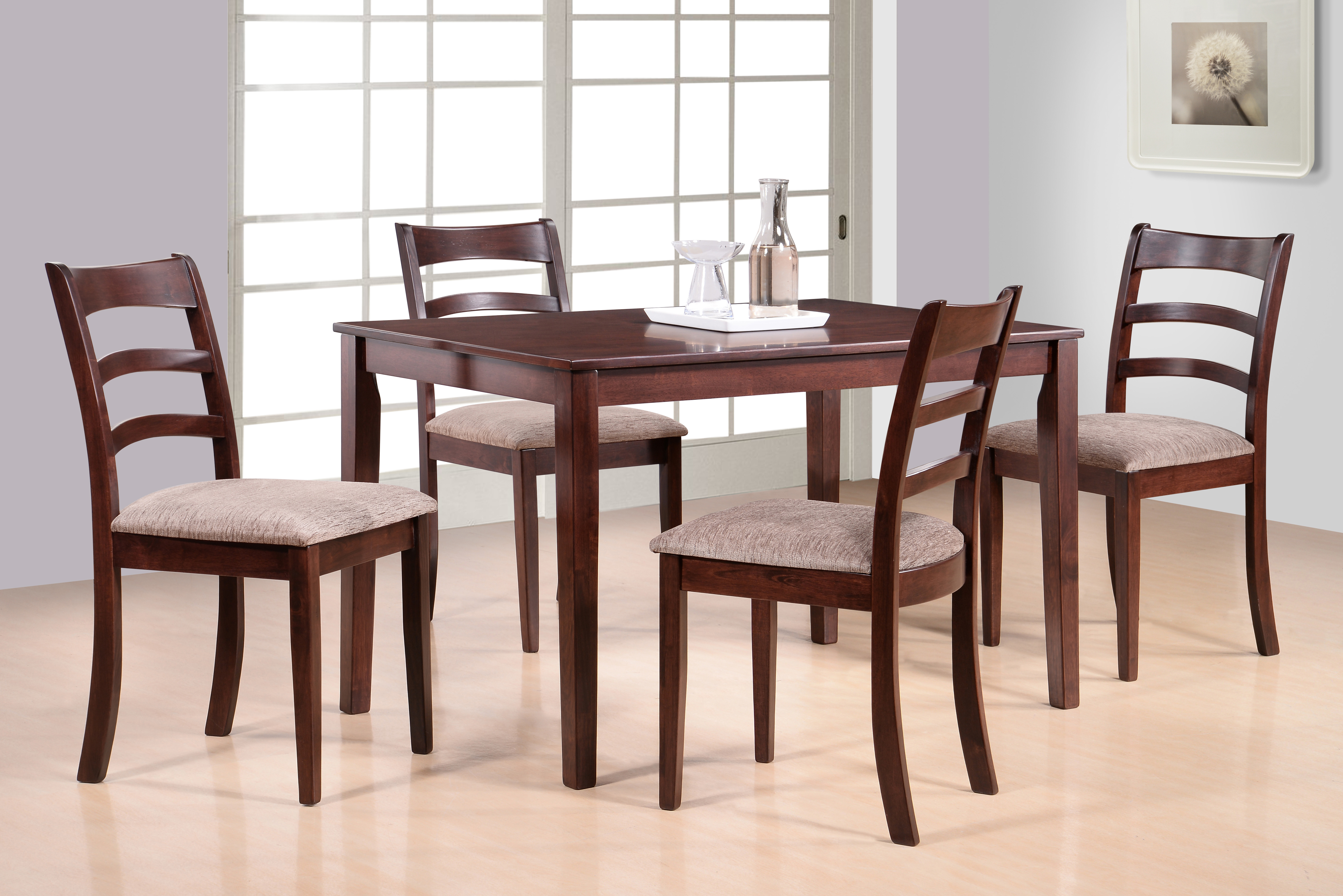 Pelle 5 Piece Dining Table Set