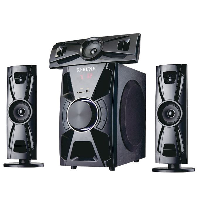 Rebune Multimedia Speaker System, 60W - Black