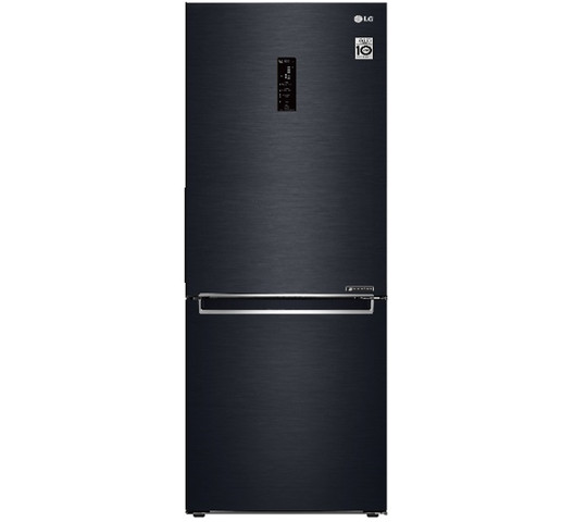 LG GC-B459NQDZ Bottom Freezer Fridge, 374L - Black