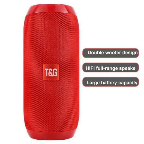 T&G Portable Wireless Bluetooth Speaker-Red