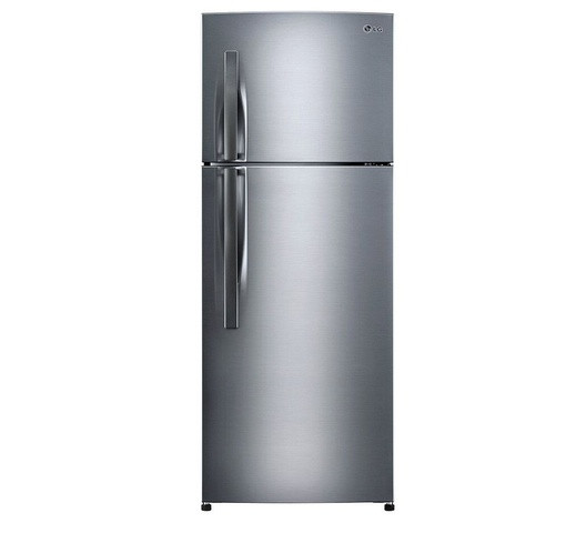 LG GL-G442RLCM Refrigerator, Top Mount Freezer, 358L Silver