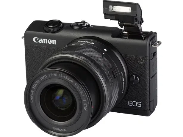 Canon EOS M200 Compact Mirrorless Digital Vlogging Camera with EF-M 15-45mm Lens