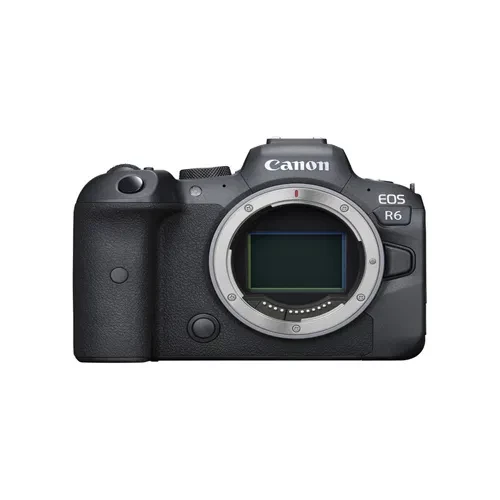 Canon EOS R6 Full-Frame Mirrorless Camera with 4K Video, Full-Frame CMOS Senor, DIGIC X Image Processor, Dual UHS-II SD Memory Card Slots, and Up to 12 fps with Mechnical Shutter, Body Only (Body Only)