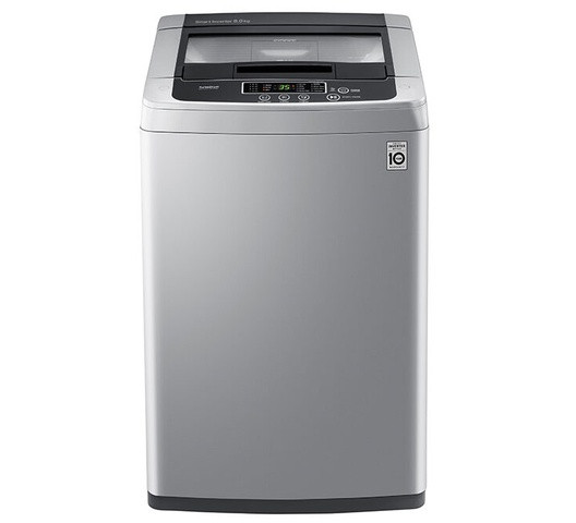 LG T8585NDKVH Top Load Washing Machine, 8KG - Silver