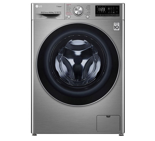 LG F4V5RYP2T Front Load Washing Machine, - Silver
