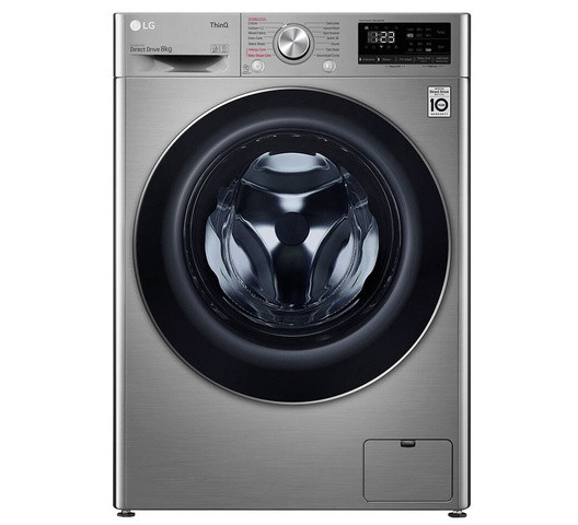 LG F2V5PYP2T Front Load Washing Machine, - Silver