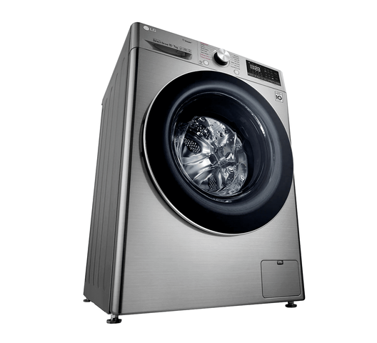 LG F4V5RGP2T Front Load Washer Dryer, 10.5/7KG - Silver