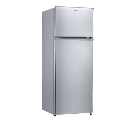 Mika Refrigerator, 201L, Direct Cool, Double Door, Stainless Steel