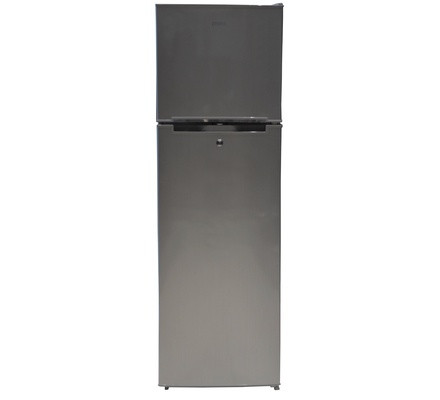 Mika Refrigerator, 168L, Direct Cool, Double Door, Silver Brush