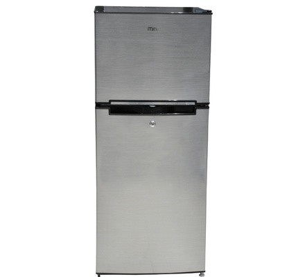 Mika Refrigerator, 118L, Direct Cool, Double Door, Line Silver Dark
