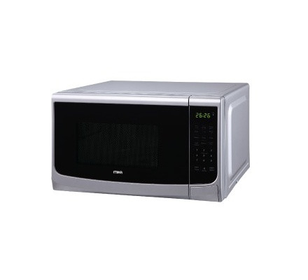 Mika Microwave Oven, 20L, Digital Control Panel, Silver