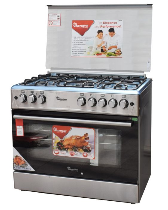 RAMTONS 5 GAS 60X90 GIANT COOKER + ELECTRIC OVEN- RF/491