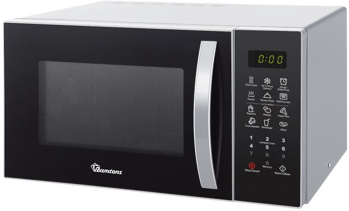 RAMTONS 23LITRES DIGITAL MICROWAVE + GRILL SILVER - RM/589