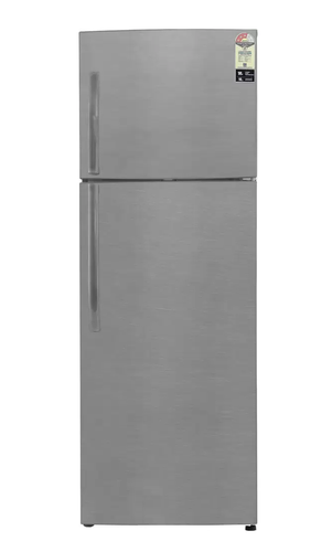 Haier 347 L 3 Star Frost Free Double Door Refrigerator (HRF-3674BS-, Brushline Silver)