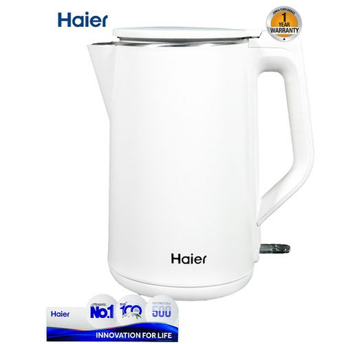Haier HKE4103-GS Automatic Electric Kettle 1.5L - White
