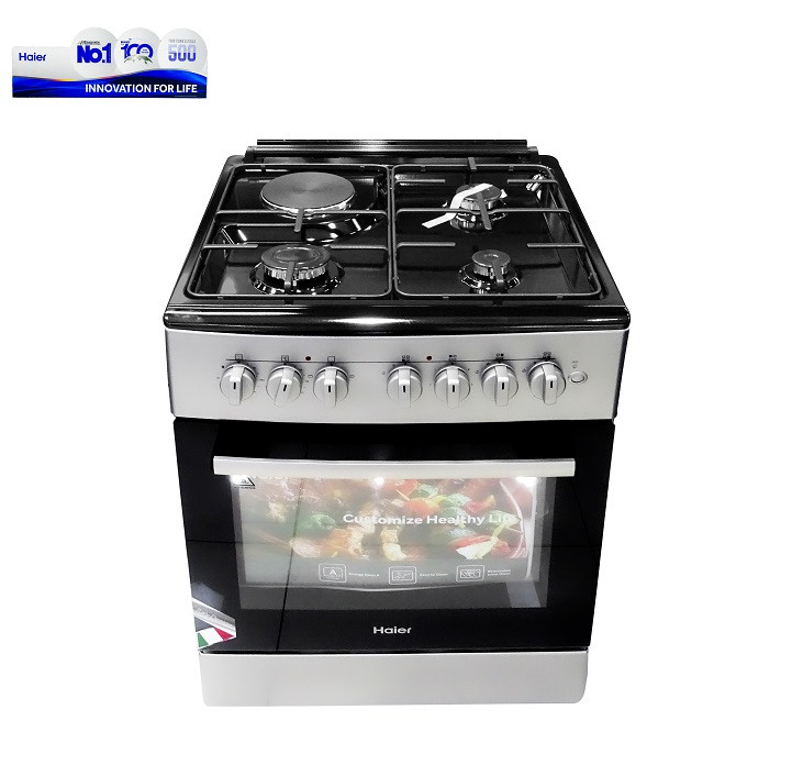 Haier HCR2040GESB 3 + 1 Cooker with Electric Oven - Grey