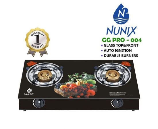 Nunix GG PRO -004 Double Burner Gas Stove
