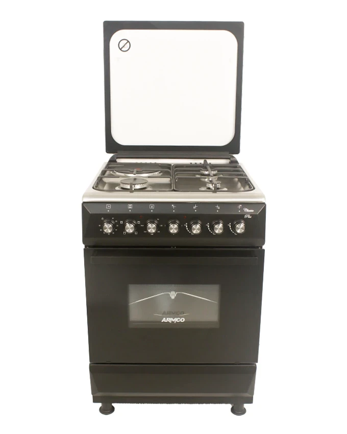 ARMCO GC-F6631QX(BK) - 3 Gas, 1 Electric, 60x60 Gas Cooker.