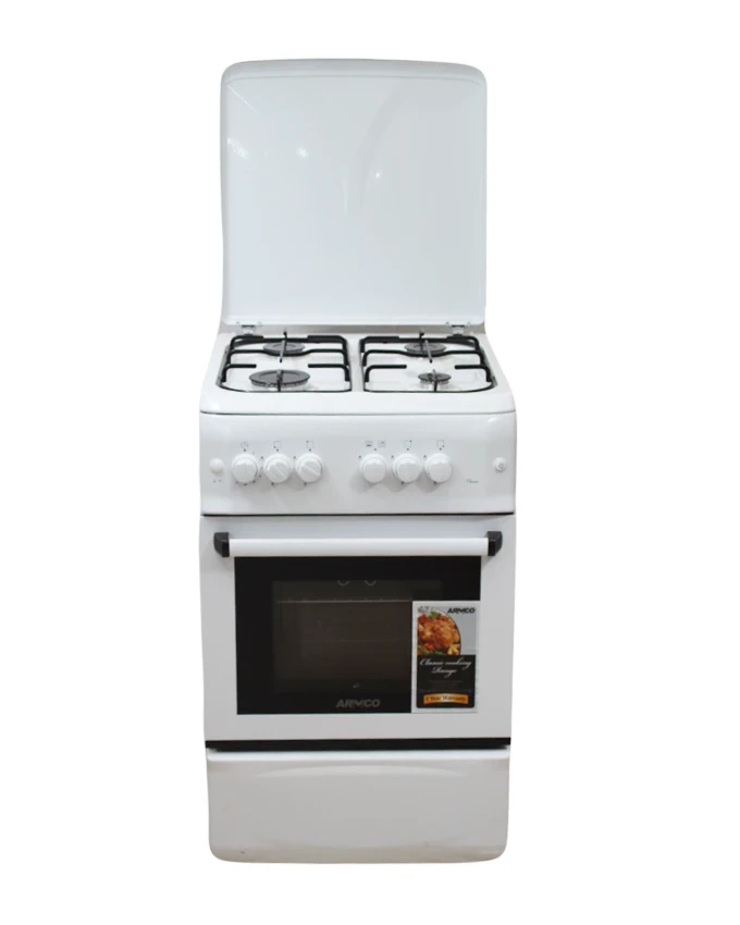 ARMCO GC-F5640GX(W) - 4Gas, 50X60, Gas Oven Cooker.