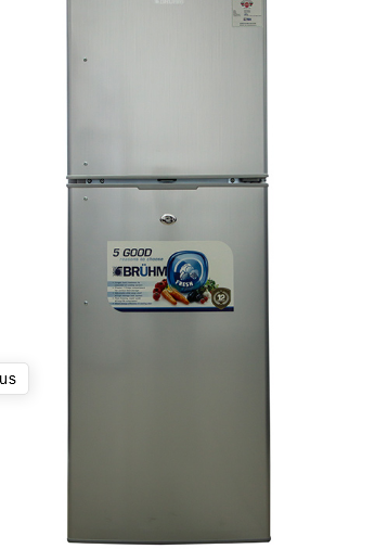 Bruhm BFD-150MD Double Door Refrigerator, 138L