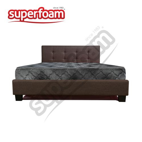 Superfoam Premium Medium Density Quilted Mattress(3x6x6)- Dark Grey