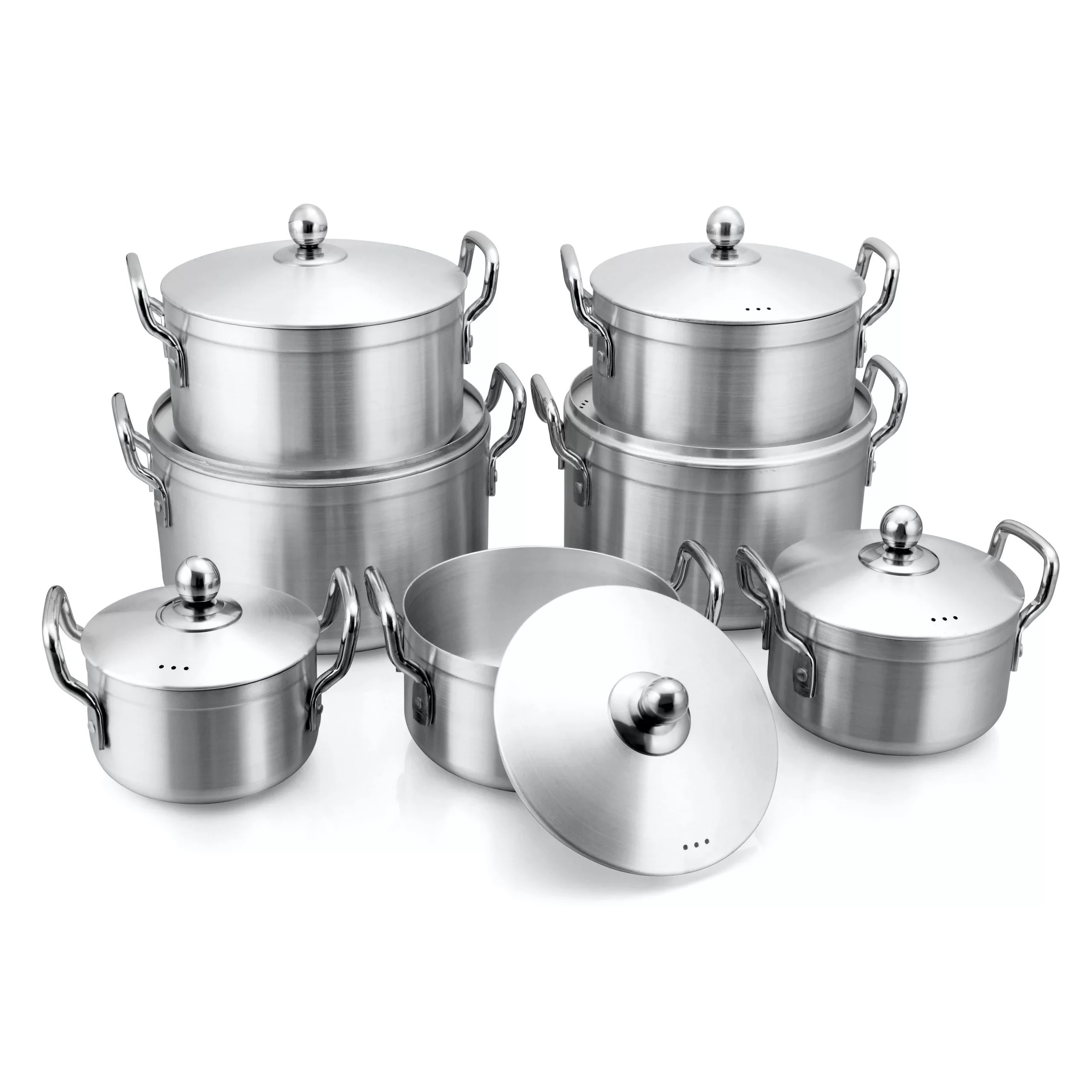 14 Pcs Aluminium Cookware set