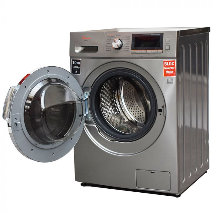 RAMTONS FRONT LOAD FULLY AUTOMATIC 10KG WASHER, 7KG DRYER, SILVER - RW/160
