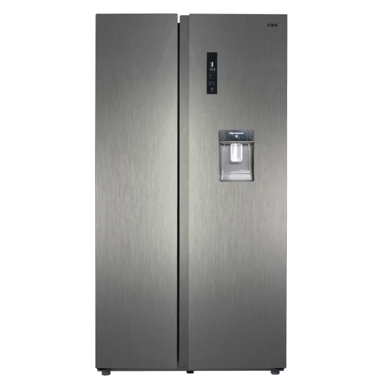 Mika MRNF2D562SSV Refrigerator,Side by Side, No Frost , 562L, Brush SS Look