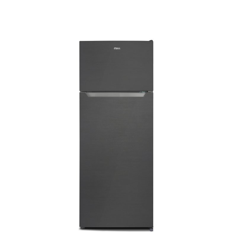 Mika MRDCD211XDM Refrigerator, 211L, Direct Cool, Double Door, Dark Matt SS