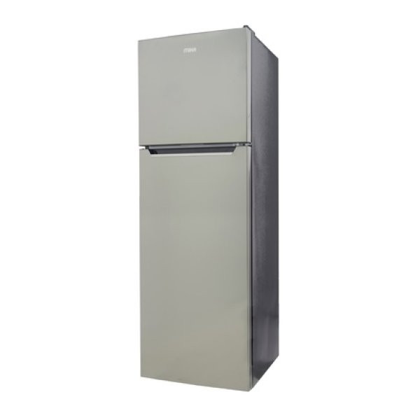 Mika MRDCD95XSF Refrigerator, 168L, Direct Cool, Double Door, Black Brush