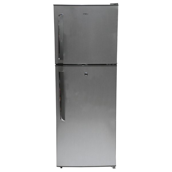 Mika MRDCD75LSL Refrigerator, 138L Direct Cool, Double Door, Line Silver Light