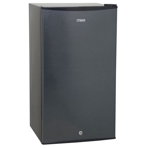 Mika MRDCS50XDM Refrigerator, 93L, Direct Cool, Single Door, Black Brush