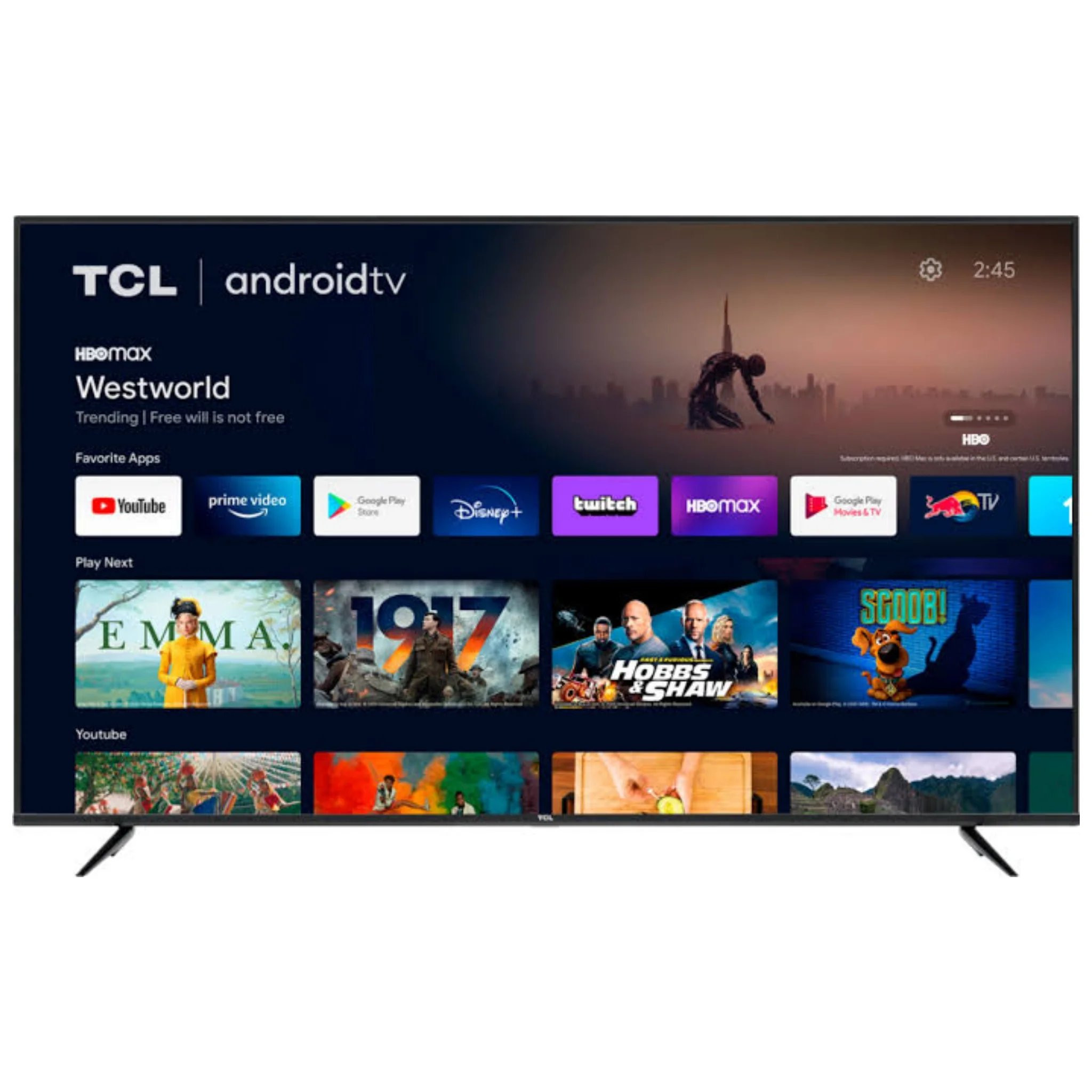 Tcl 43″ Android Frameless Tv – 43S65A FHD Tv