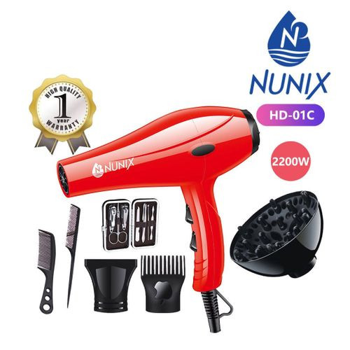 Nunix Blow Dry Hair Dryer- 2200W