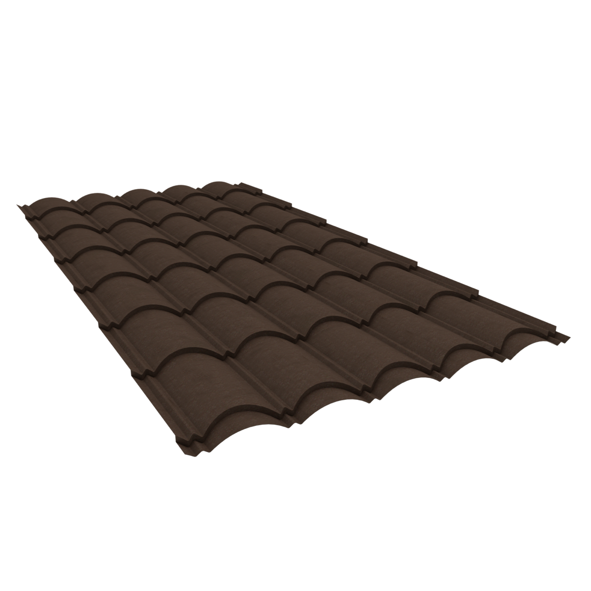 Orientile 28G Chocolate Textured Roofing Sheet