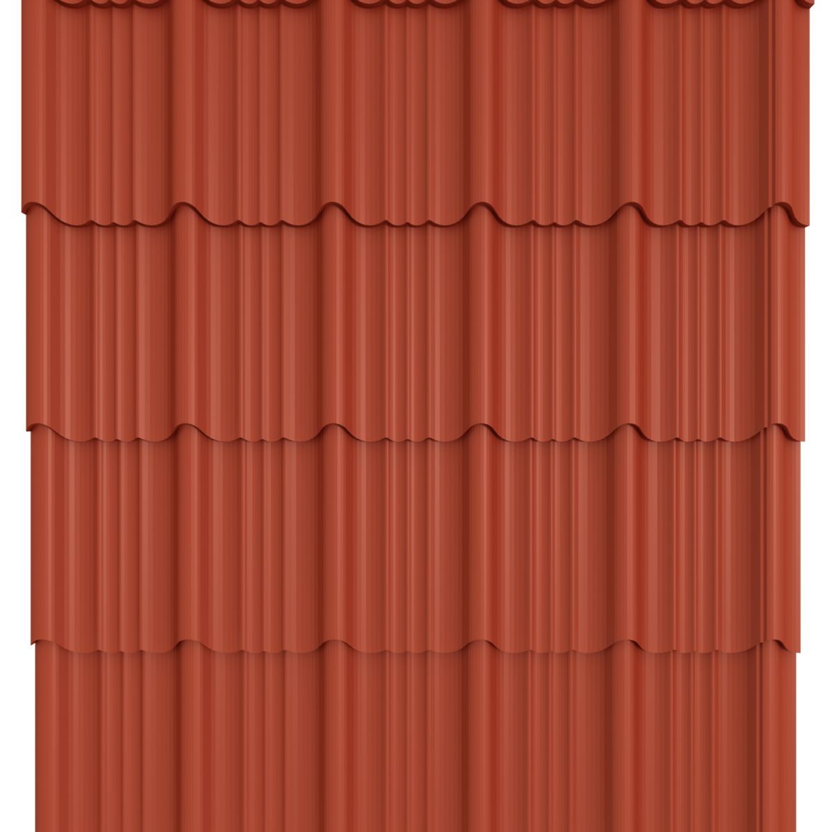 Versatile Tile Red Smooth Roofing Sheet